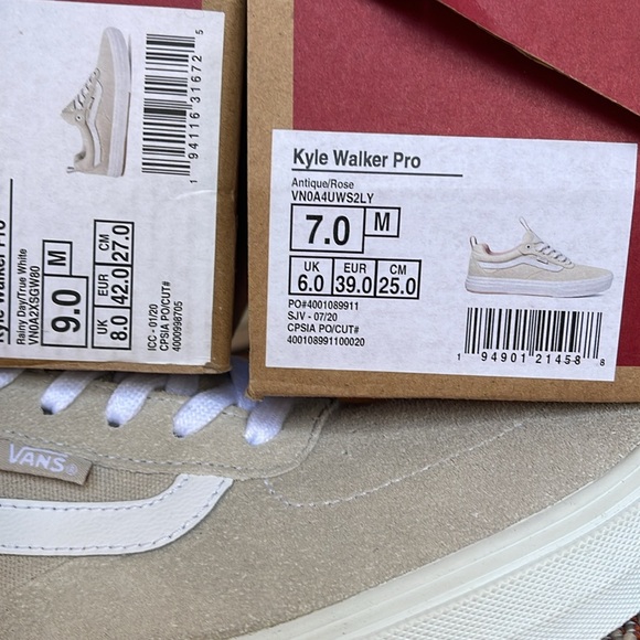 Vans WMNS Kyle Walker Pro
Antique/Rose
VN0A4UWS2LY
Sneakers - Picture 16 of 16